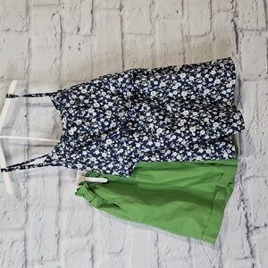 Summer Tank Top And Shorts Outfit